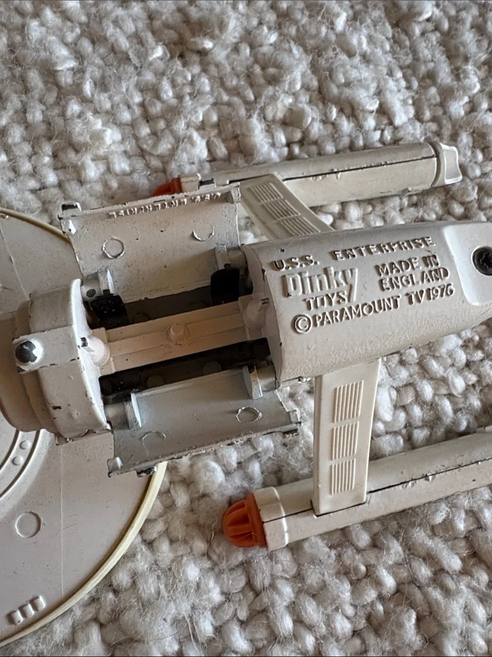 Vintage 1976 Dinky Toys #358 Star Trek U.S.S. Enterprise NCC-1701 - Diecast